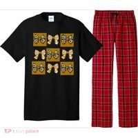 Cute Checkered Grid Leopard Coquette Bow PencilFirst Grade Pajama Set thumb 0