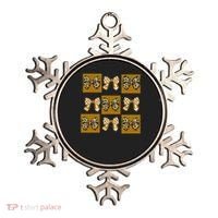 Cute Checkered Grid Leopard Coquette Bow PencilFirst Grade Ornament thumb 0