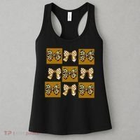 Cute Checkered Grid Leopard Coquette Bow PencilFirst Grade Women's Tank Top thumb 3