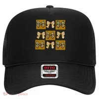 Cute Checkered Grid Leopard Coquette Bow PencilFirst Grade Hat thumb 0