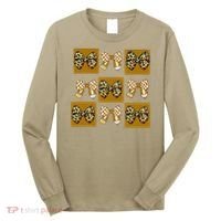 Cute Checkered Grid Leopard Coquette Bow PencilFirst Grade Long Sleeve Shirt thumb 0