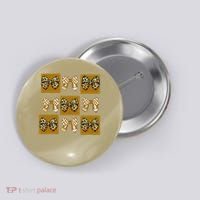 Cute Checkered Grid Leopard Coquette Bow PencilFirst Grade Button thumb 0