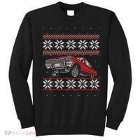 Classic Car Guys Matching Ugly Christmas Old Car Enthusiasts Sweatshirt thumb 0