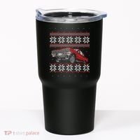 Classic Car Guys Matching Ugly Christmas Old Car Enthusiasts Tumbler thumb 0
