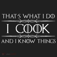 Chef Cook Gifts I Cook I Know Things Funny Cooking Beanie thumb 2