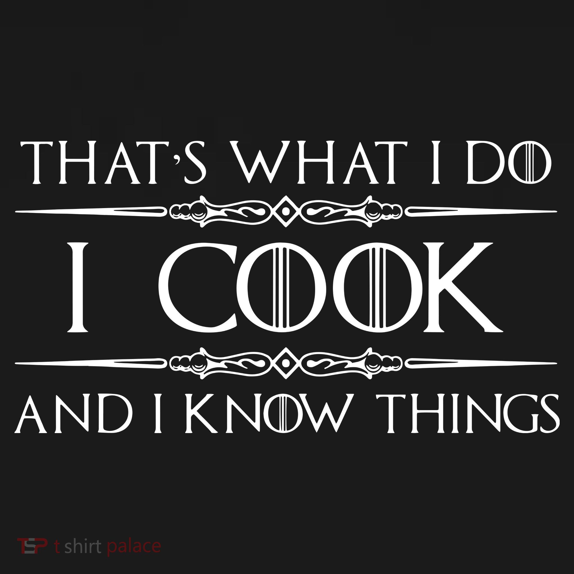 Chef Cook Gifts I Cook I Know Things Funny Cooking Mousepad