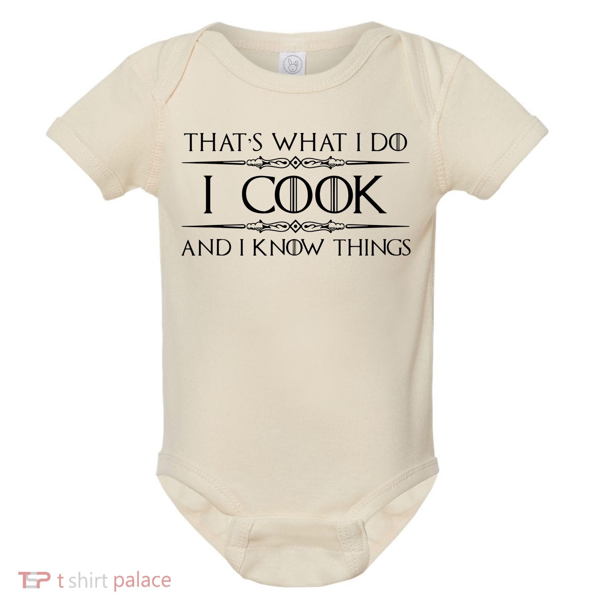Chef Cook Gifts I Cook I Know Things Funny Cooking Baby Bodysuit