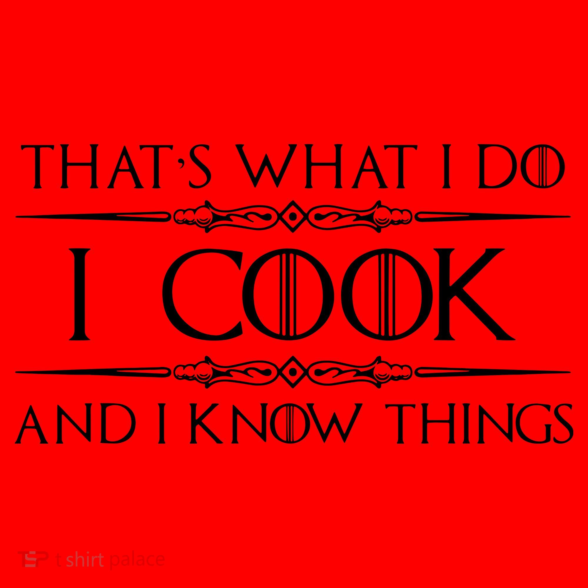 Chef Cook Gifts I Cook I Know Things Funny Cooking Santa Hat