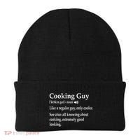 Culinary Cooking Guy Joke For Kitchen Chef Baking Enthusiast Beanie thumb 0