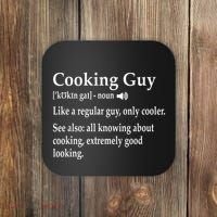 Culinary Cooking Guy Joke For Kitchen Chef Baking Enthusiast Coaster thumb 0