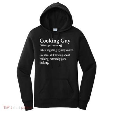 Culinary Cooking Guy Joke For Kitchen Chef Baking Enthusiast Women's Hoodie