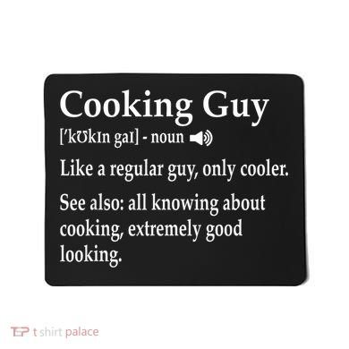 Culinary Cooking Guy Joke For Kitchen Chef Baking Enthusiast Mousepad