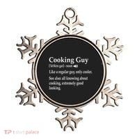 Culinary Cooking Guy Joke For Kitchen Chef Baking Enthusiast Ornament thumb 0