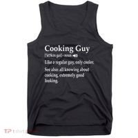 Culinary Cooking Guy Joke For Kitchen Chef Baking Enthusiast Tank Top thumb 0