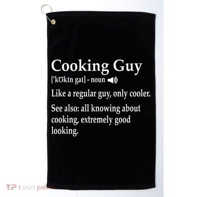 Culinary Cooking Guy Joke For Kitchen Chef Baking Enthusiast Golf Towel