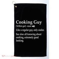 Culinary Cooking Guy Joke For Kitchen Chef Baking Enthusiast Golf Towel thumb 0