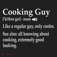 Culinary Cooking Guy Joke For Kitchen Chef Baking Enthusiast Golf Towel thumb 3