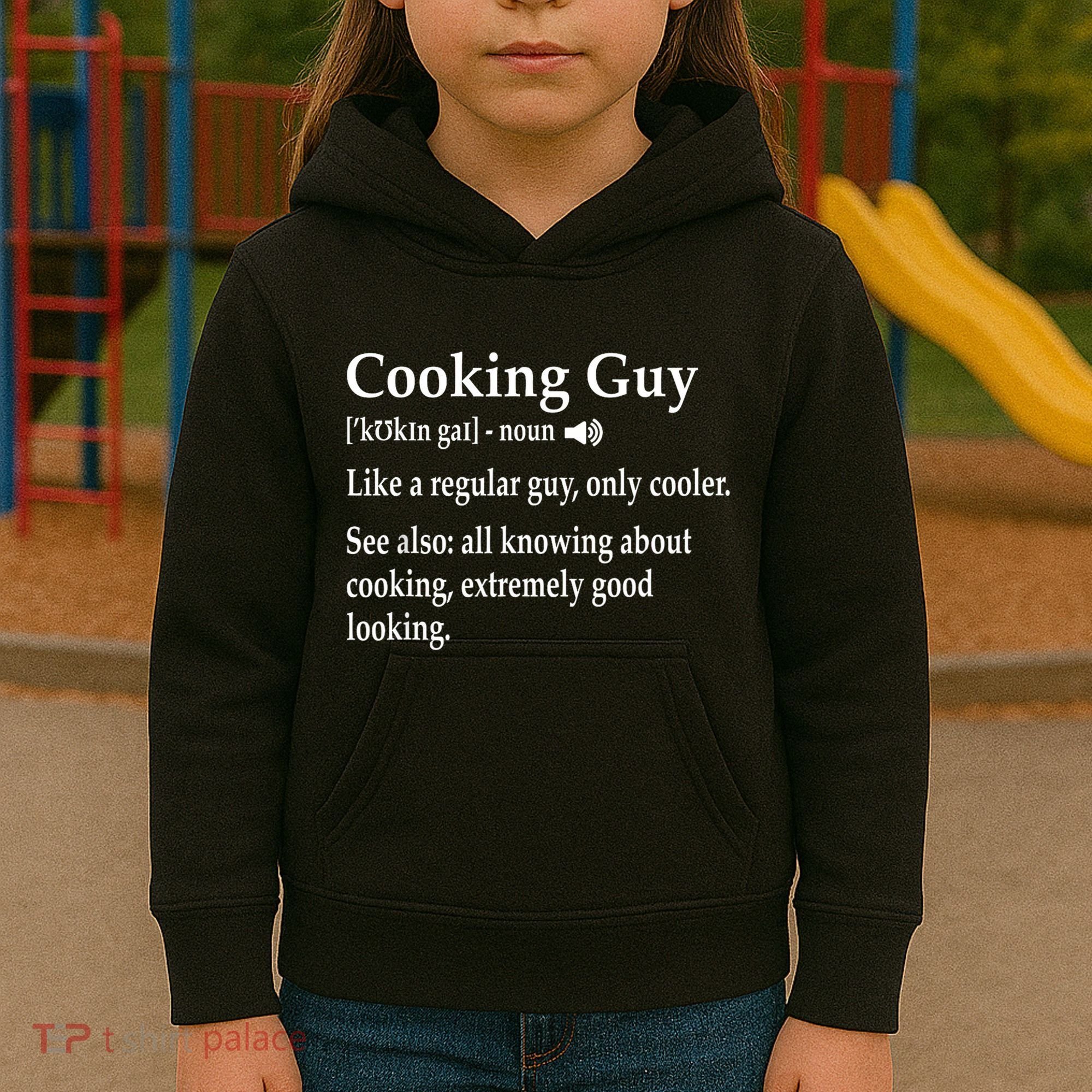 Culinary Cooking Guy Joke For Kitchen Chef Baking Enthusiast Kids Hoodie