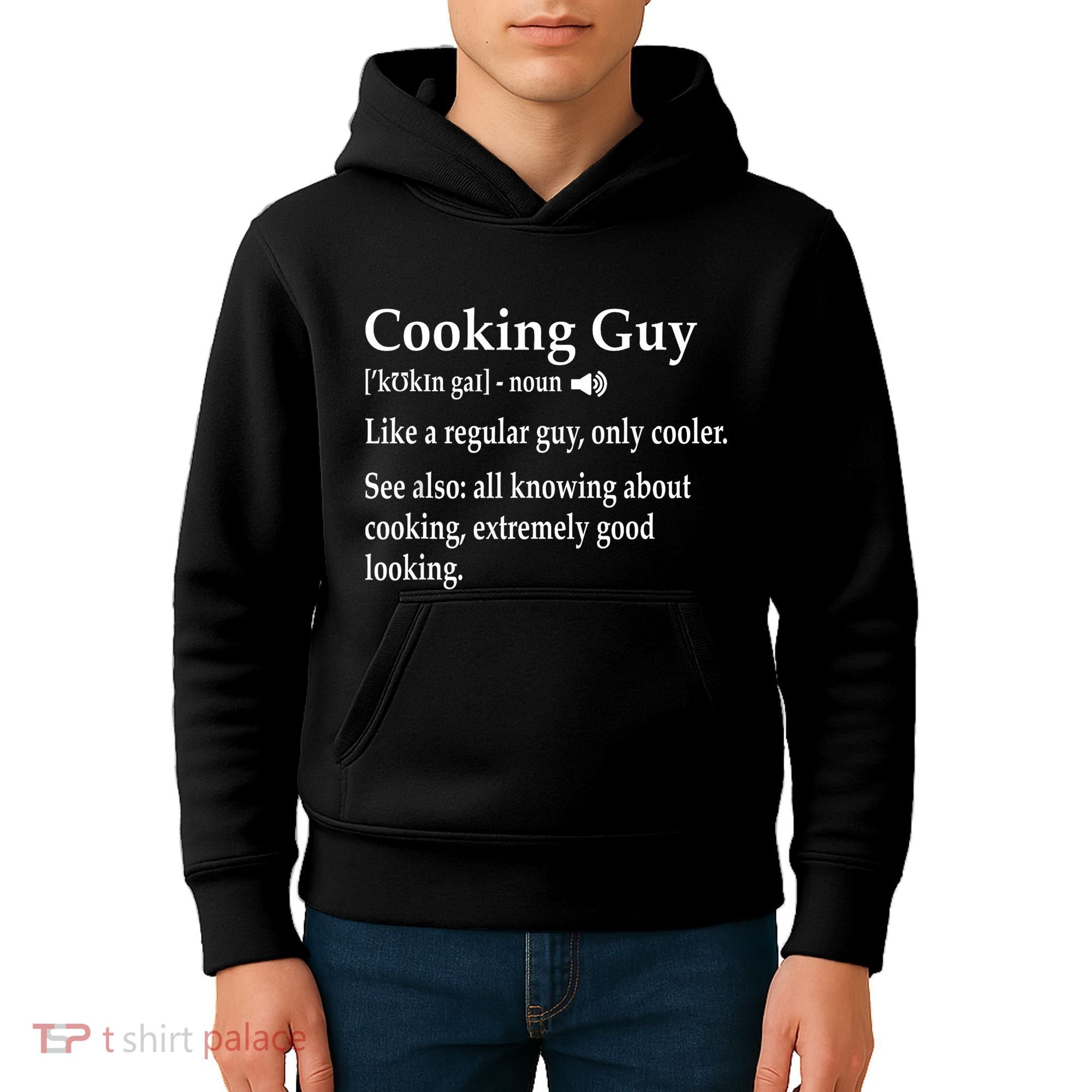 Culinary Cooking Guy Joke For Kitchen Chef Baking Enthusiast Kids Hoodie