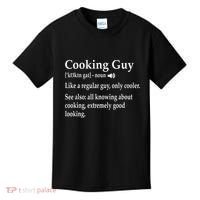 Culinary Cooking Guy Joke For Kitchen Chef Baking Enthusiast Kids T-Shirt thumb 0