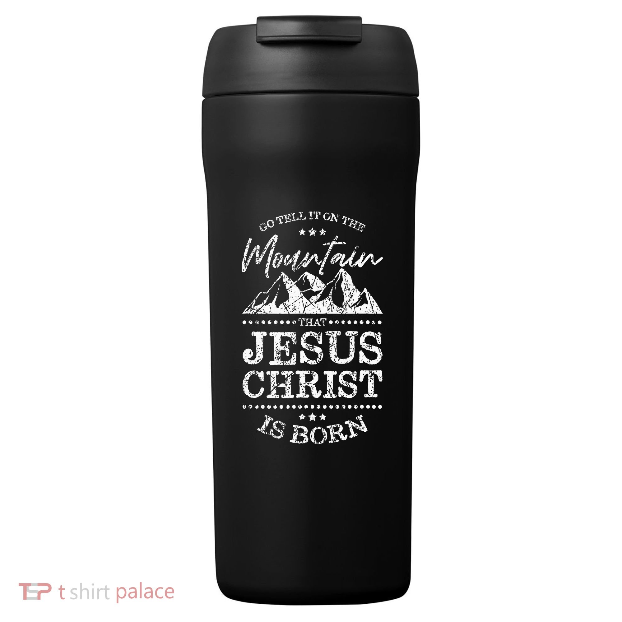 Christian Christmas Graphic S Go Tell It On The Mountain 24oz Duet Stainless Steel Tumbler