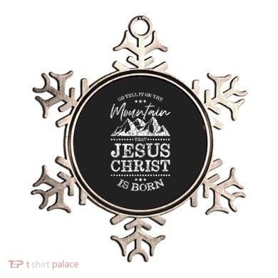 Christian Christmas Graphic S Go Tell It On The Mountain Ornament