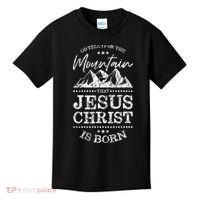 Christian Christmas Graphic S Go Tell It On The Mountain Kids T-Shirt thumb 0