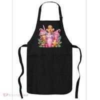 Cute Christmas Gingerbread Man Coffee Peppermint Latte Apron thumb 0