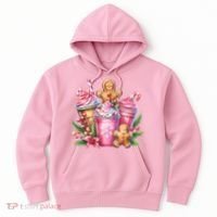 Cute Christmas Gingerbread Man Coffee Peppermint Latte Hoodie thumb 0