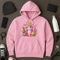 Cute Christmas Gingerbread Man Coffee Peppermint Latte Hoodie thumb 3