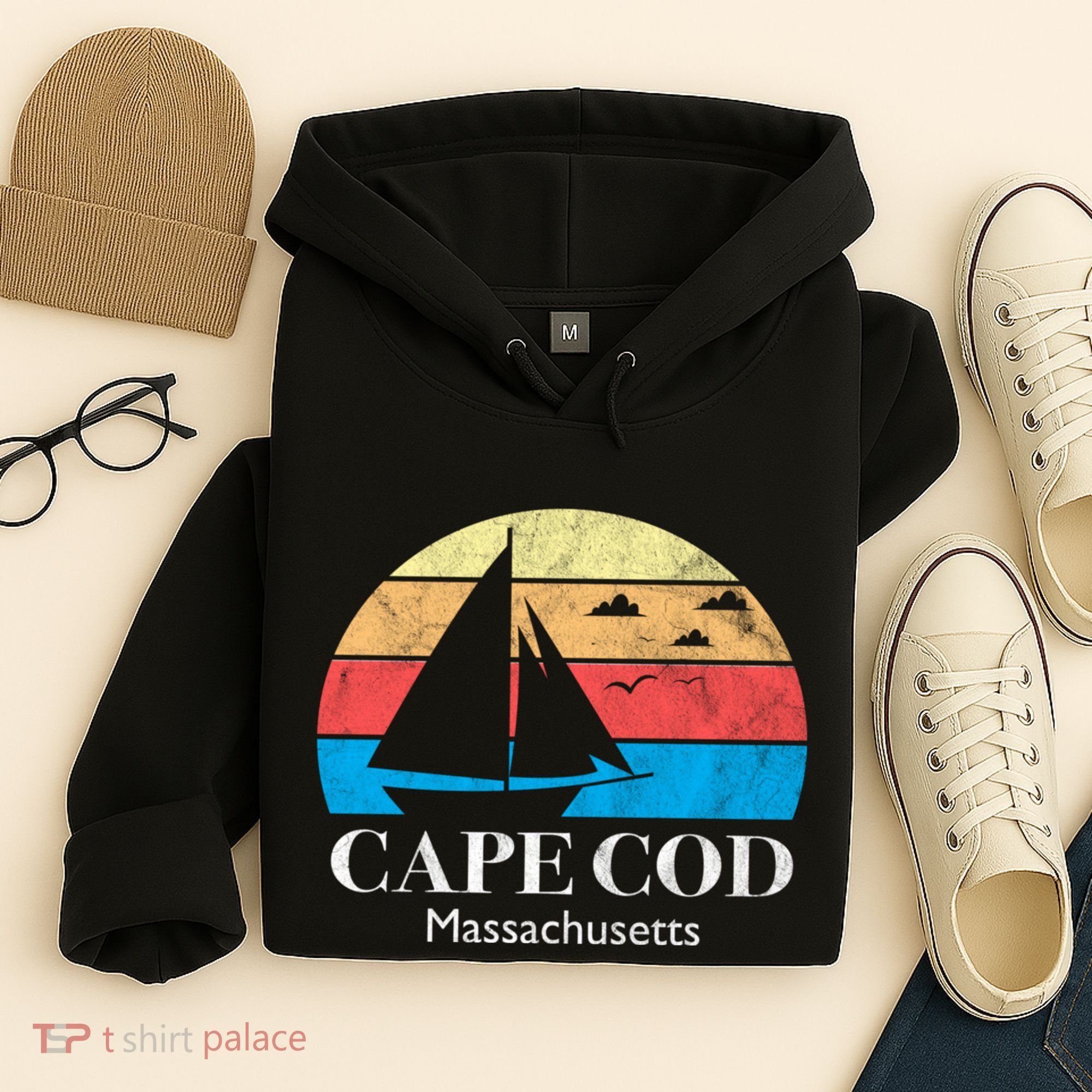 Cape Cod Gifts Massachusetts Souvenir Hoodie