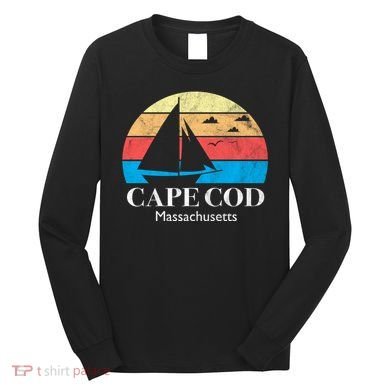 Cape Cod Gifts Massachusetts Souvenir Long Sleeve Shirt