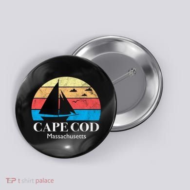 Cape Cod Gifts Massachusetts Souvenir Button