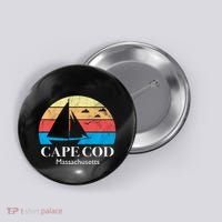 Cape Cod Gifts Massachusetts Souvenir Button thumb 0