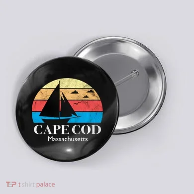 Cape Cod Gifts Massachusetts Souvenir Button