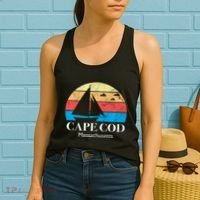Cape Cod Gifts Massachusetts Souvenir Women's Tank Top thumb 2
