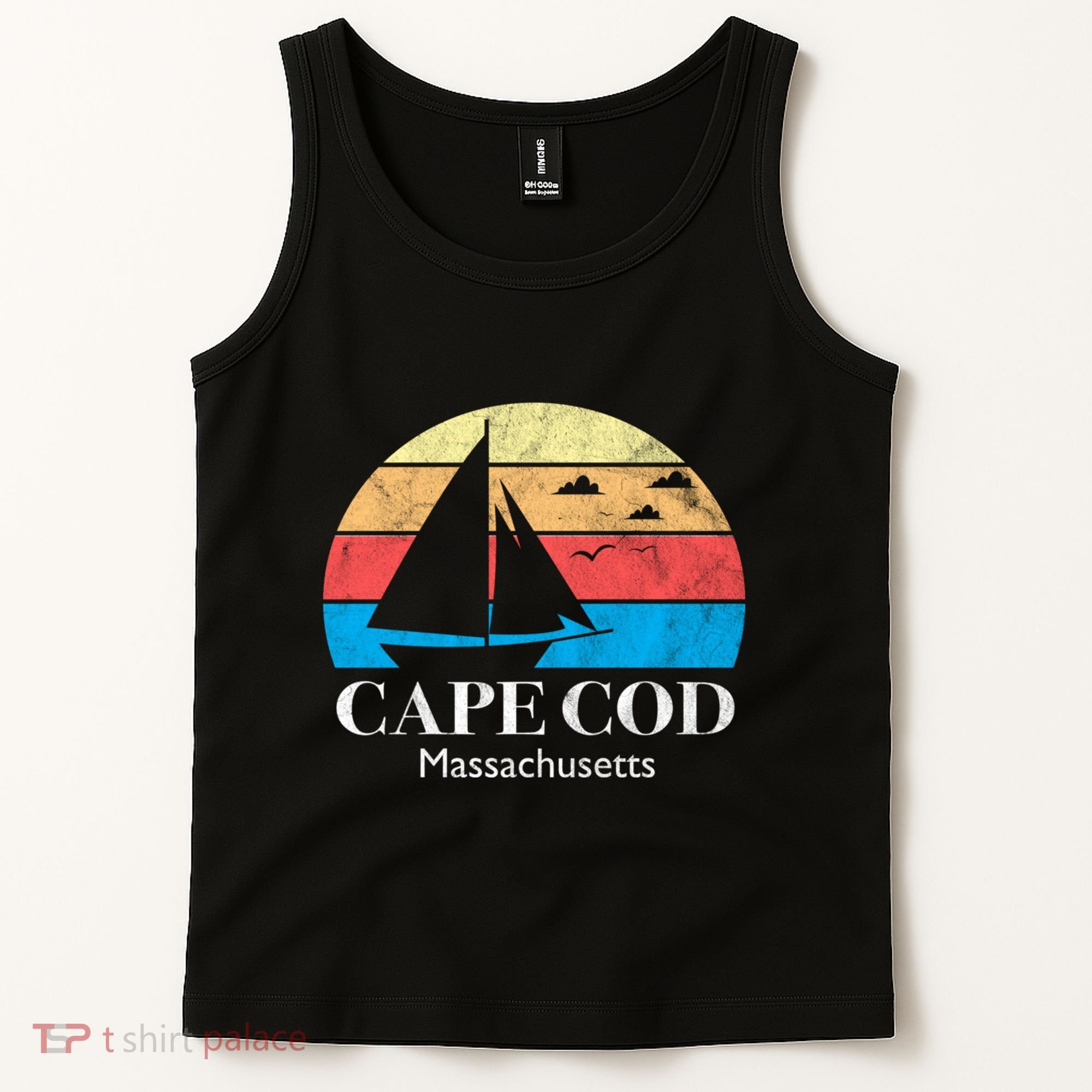 Cape Cod Gifts Massachusetts Souvenir Tank Top