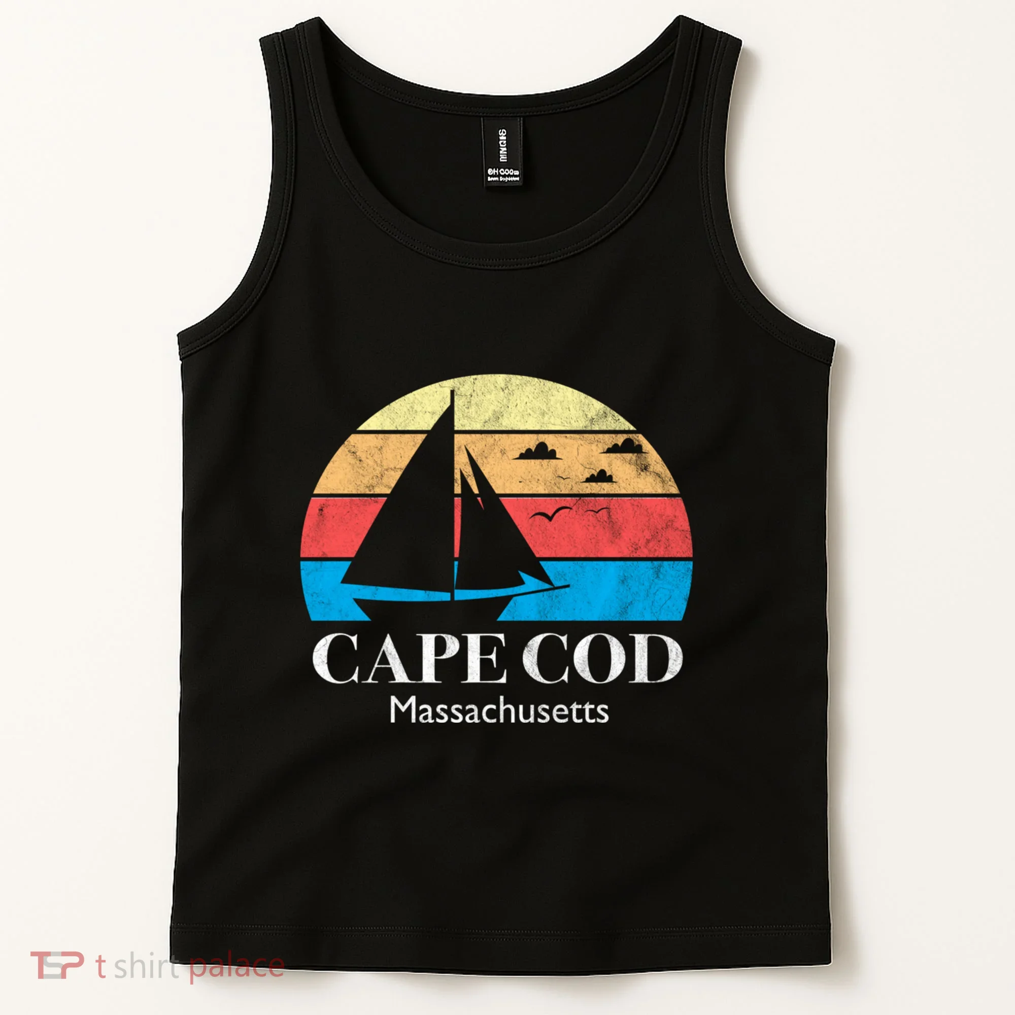 Cape Cod Gifts Massachusetts Souvenir Tank Top