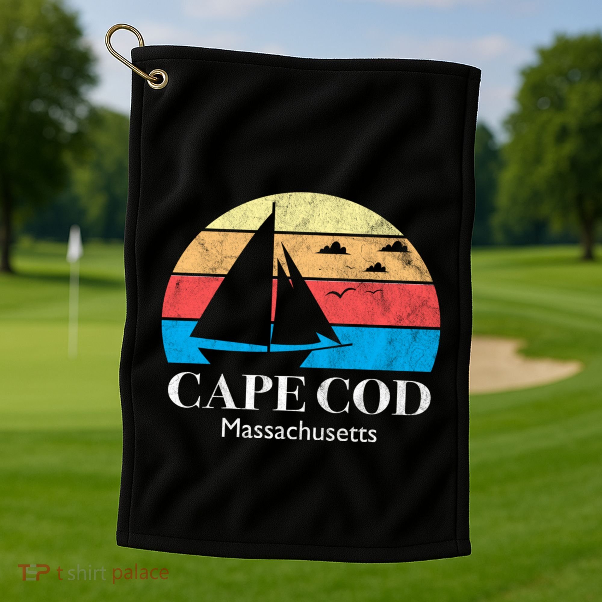 Cape Cod Gifts Massachusetts Souvenir Golf Towel