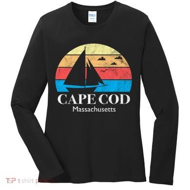 Cape Cod Gifts Massachusetts Souvenir Women's Long Sleeve Shirt