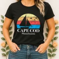 Cape Cod Gifts Massachusetts Souvenir Women's T-Shirt thumb 2