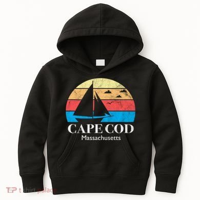 Cape Cod Gifts Massachusetts Souvenir Kids Hoodie