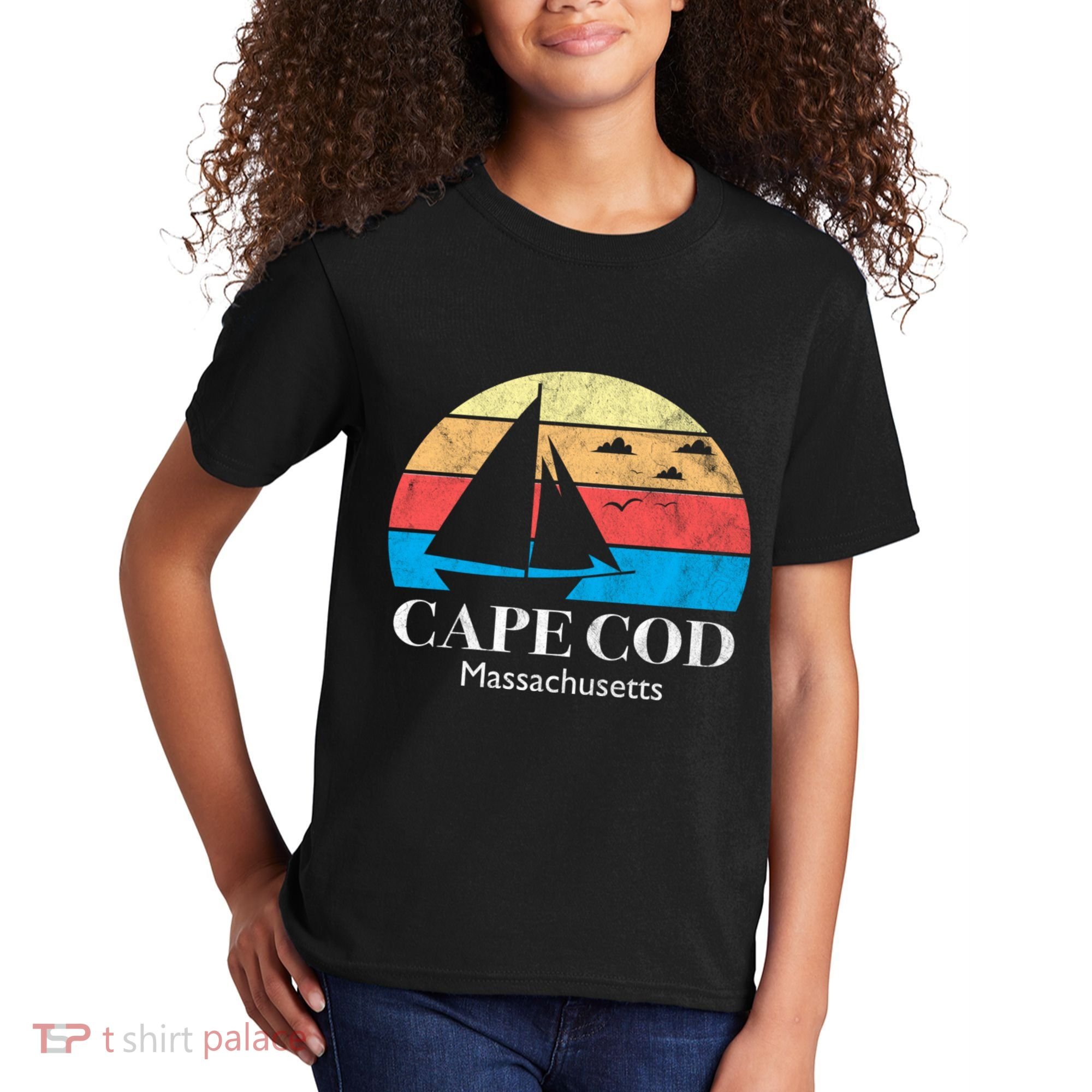 Cape Cod Gifts Massachusetts Souvenir Kids T-Shirt