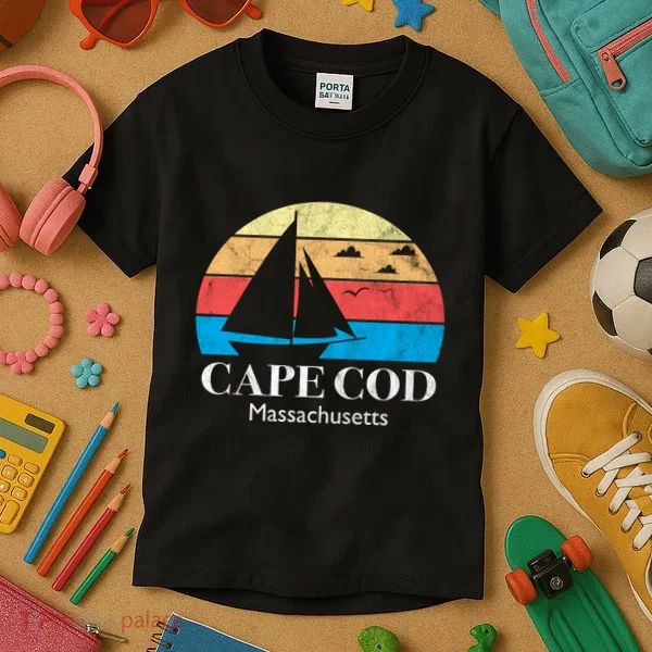 Cape Cod Gifts Massachusetts Souvenir Kids T-Shirt