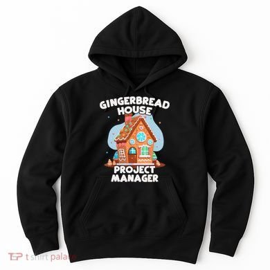 Cute Christmas Gingerbread House Project Manager Hoodie