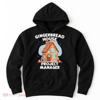 Cute Christmas Gingerbread House Project Manager Hoodie thumb 0