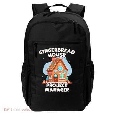 Cute Christmas Gingerbread House Project Manager Backpack
