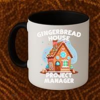 Cute Christmas Gingerbread House Project Manager Coffee Mug thumb 2