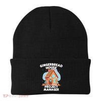 Cute Christmas Gingerbread House Project Manager Beanie thumb 0