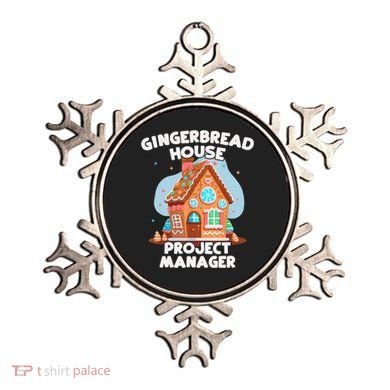 Cute Christmas Gingerbread House Project Manager Ornament